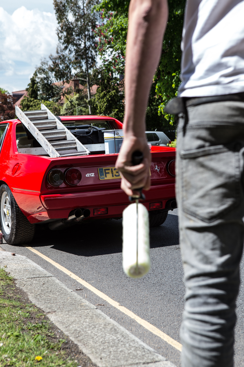 Illustration for article titled The World's Only Ferrari Pickup Is A Sacrilegious, Sexy Work Truck